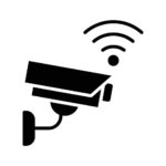 Wireless Security Camera Icon For Home And Business Surveillance Needs Vector 150x150